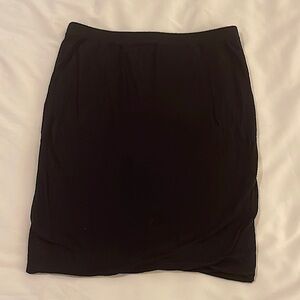 Lily white black stretchy pencil skirt